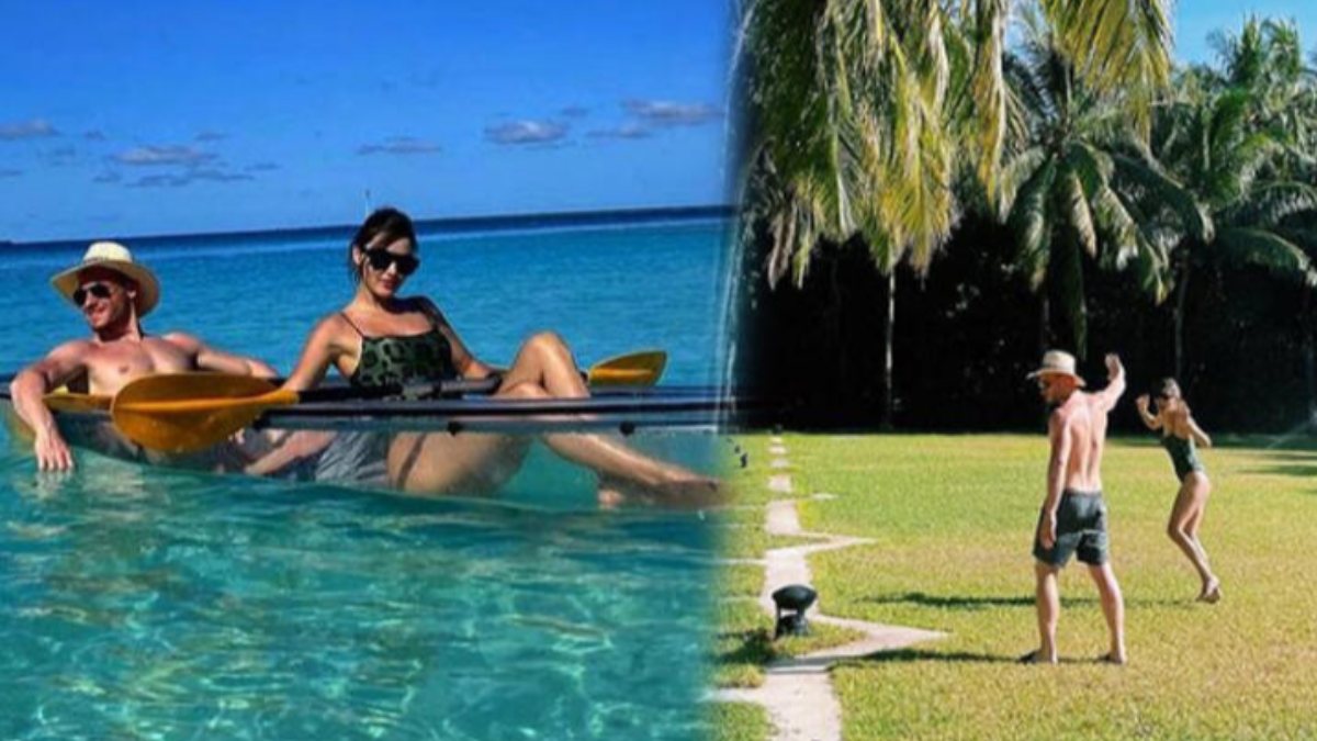 Kerem Bürsin ve Hande Erçel'den Maldivler paylaşımı