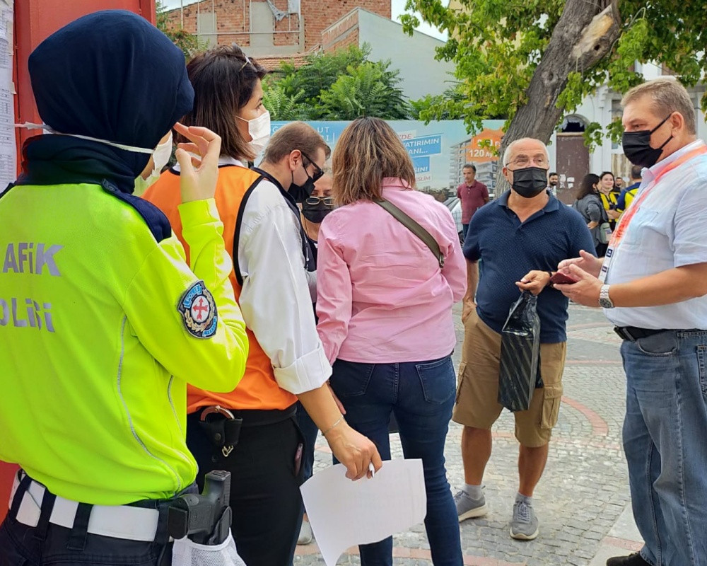 Aşı olmayan taraftarlar stadyuma alınmadı