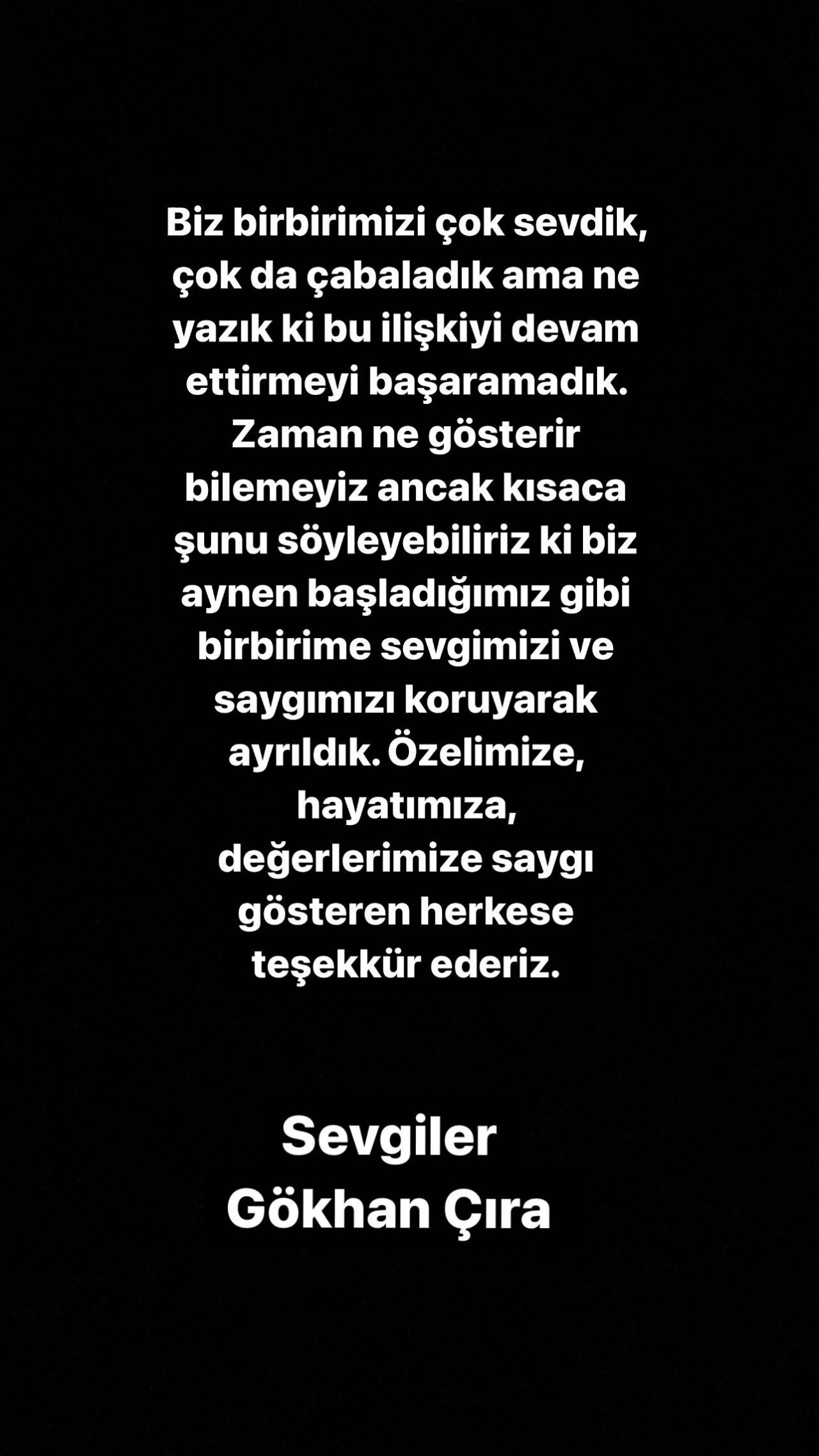 2 yıllık evlilikte mutsuz son! Selin Ciğerci, Gökhan Çıra'dan boşandı