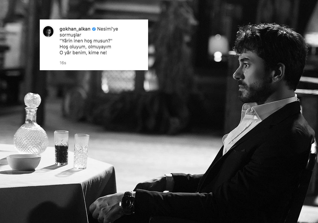 Oyuncu Nesrin Cavadzade'den ayrılan Kalp Yarası'nın Ferit'i G&ouml;khan Alkan'dan manidar paylaşım