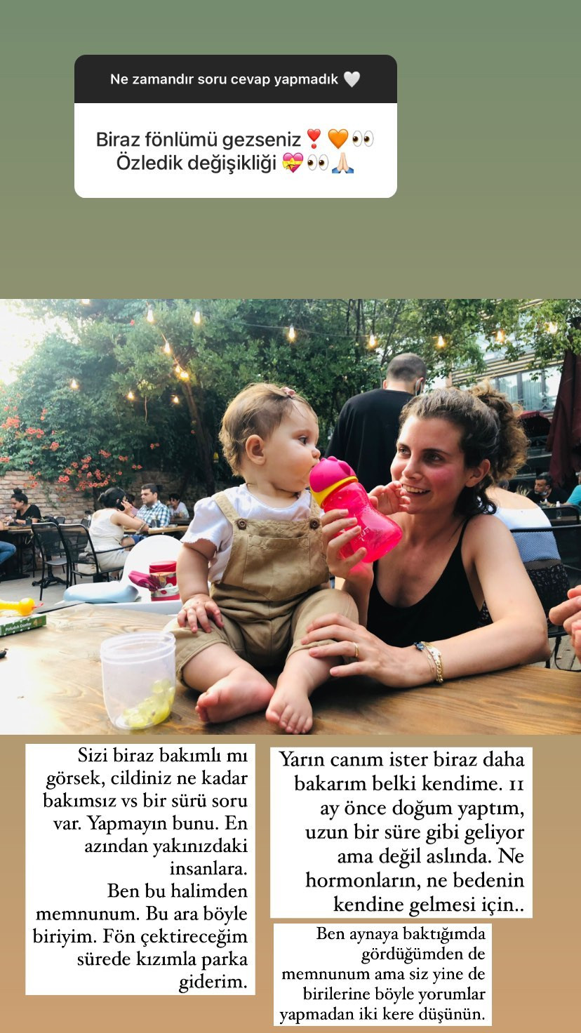 11 ay önce anne olmuştu... 'Bakımsızsın' yorumları Ayşecan Tatari'yi isyan ettirdi