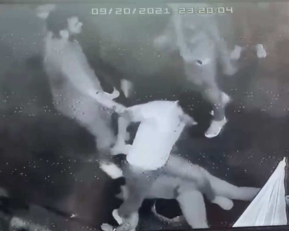 Şevval Şahin’in sevgilisi Yiğit Marcus Aral'ın Taksim'de öldüresiye dövüldüğü anlar kamerada