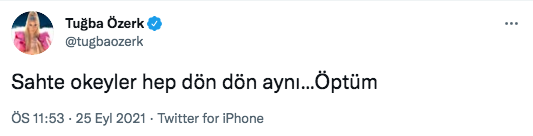 Tuğba &Ouml;zerk'ten Edis G&ouml;rg&uuml;l&uuml;, Zeynep Bastık ve Reynmen'e zehir zemberek s&ouml;zler