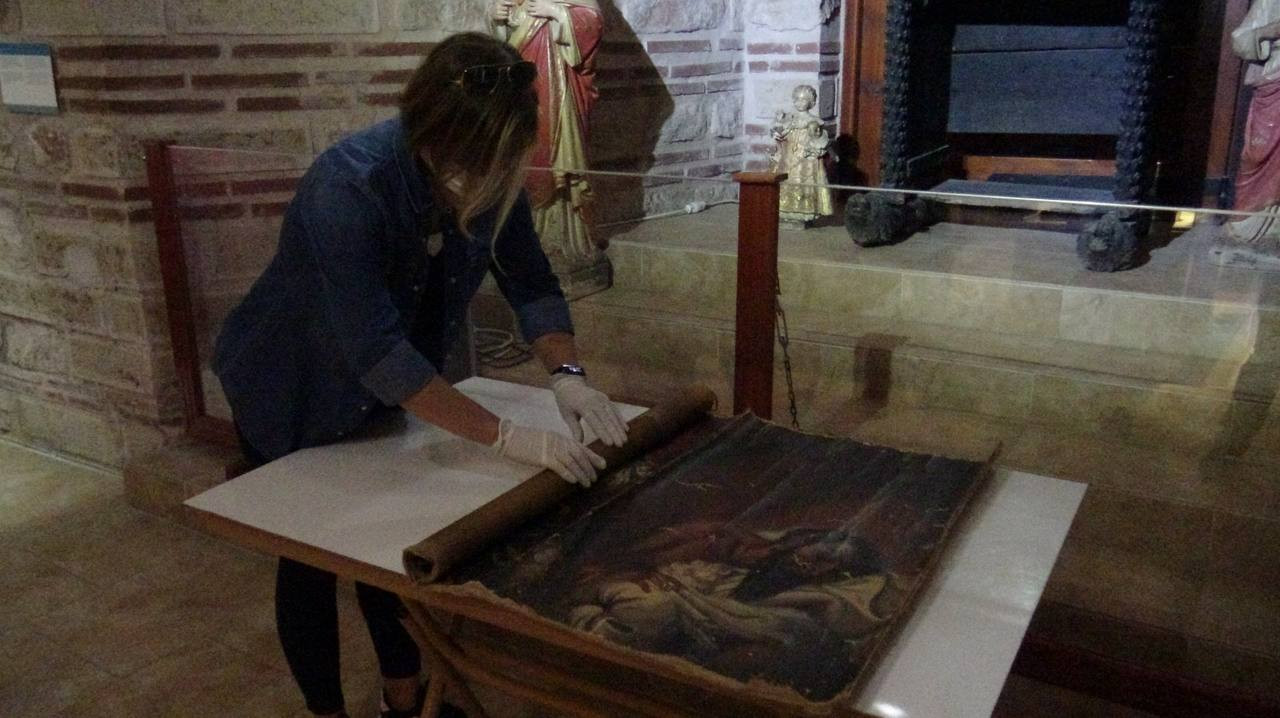 Operasyonda ele ge&ccedil;irilmişti... 140 yıllık Yahya Peygamber tablosu orijinal &ccedil;ıktı