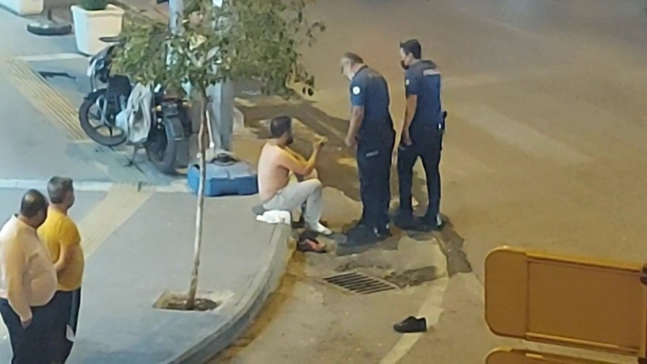 Adıyaman'da ortalığı birbirine katan alkollü sürücü dayak yedi