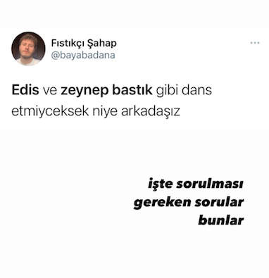 Edis ile sarmaş dolaş dansı dansı eleştirilen Zeynep Bastık'ın eşi Tolga Akış sessizliğini bozdu