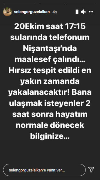 Hamdi Alkan'ın eşi Selen Görgüzel'e hırsız şoku