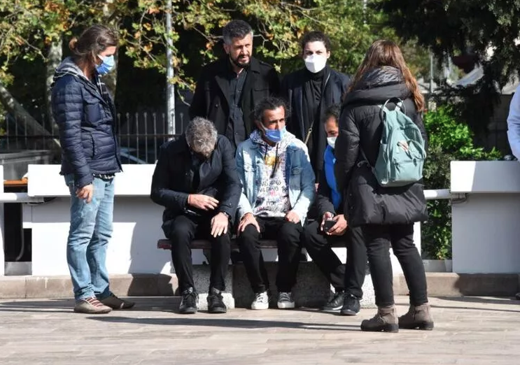 Tuba Büyüküstün acı gününde eski sevgilisi Sami Saydan'ı yalnız bırakmadı
