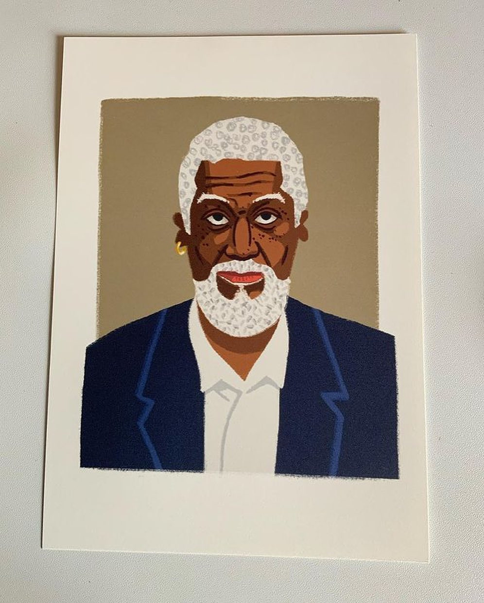 Morgan Freeman'dan Türk sanatçı Mohaç Yücel’e teşekkür paylaşımı