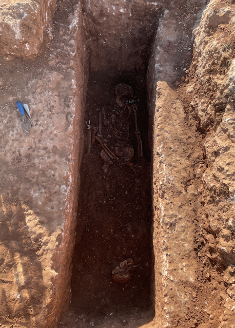 Perre Antik Kent'inde 1500 yıllık insan iskeleti bulundu