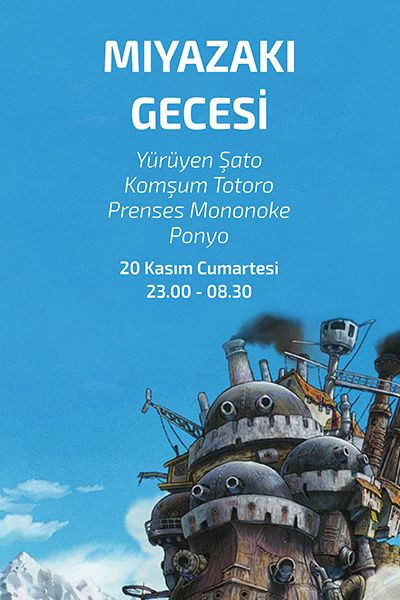 Miyazaki Gecesi'ne sinemaseverlerden b&uuml;y&uuml;k ilgi