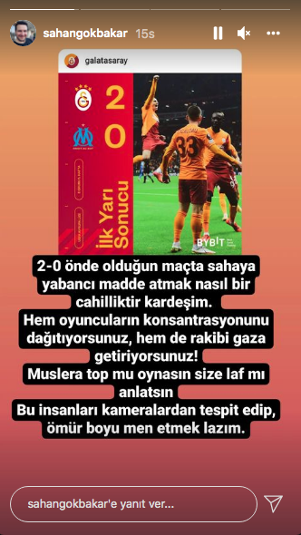 Şahan Gökbakar'dan Galatasaray taraftarını kızdıracak sözler