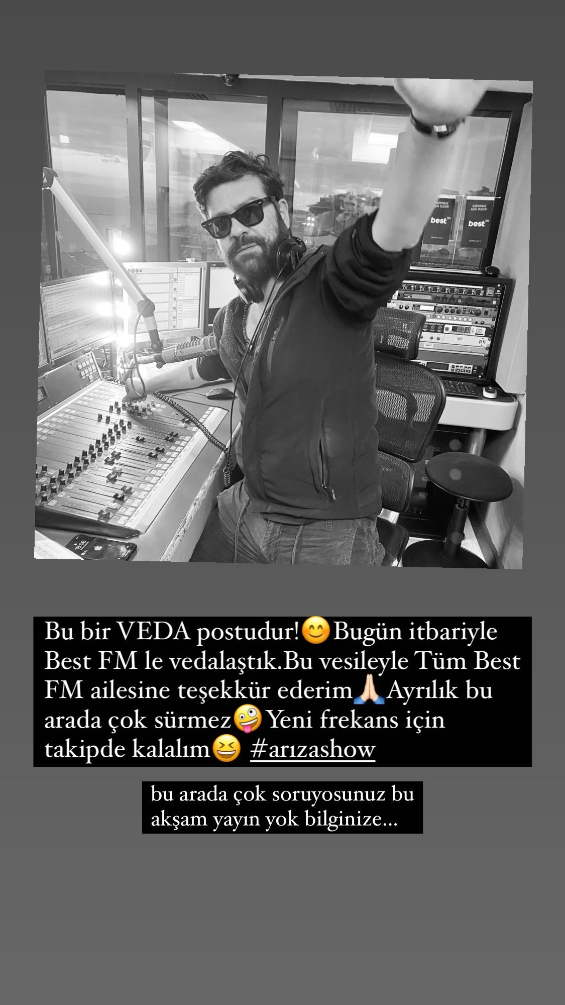 Rıza Esendemir'den kötü haber: Arıza Show bitti!