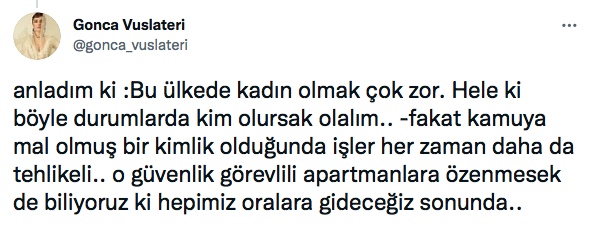 Gonca Vuslateri kargo &ccedil;alışanının tacizine uğradı! Skandalı Twitter'dan ifşa etti