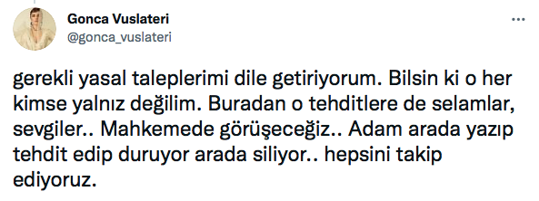 Gonca Vuslateri kargo &ccedil;alışanının tacizine uğradı! Skandalı Twitter'dan ifşa etti
