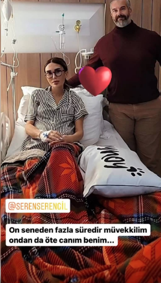 Ameliyat masasına yatan Seren Serengil'in sağlık durumu ve son halini sevgilisi paylaştı