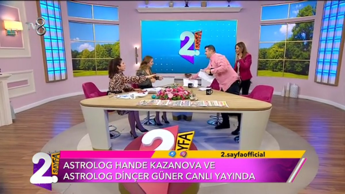 Canlı yayında skandal! Astrolog Dinçer Güner'den yayında büyük gaf
