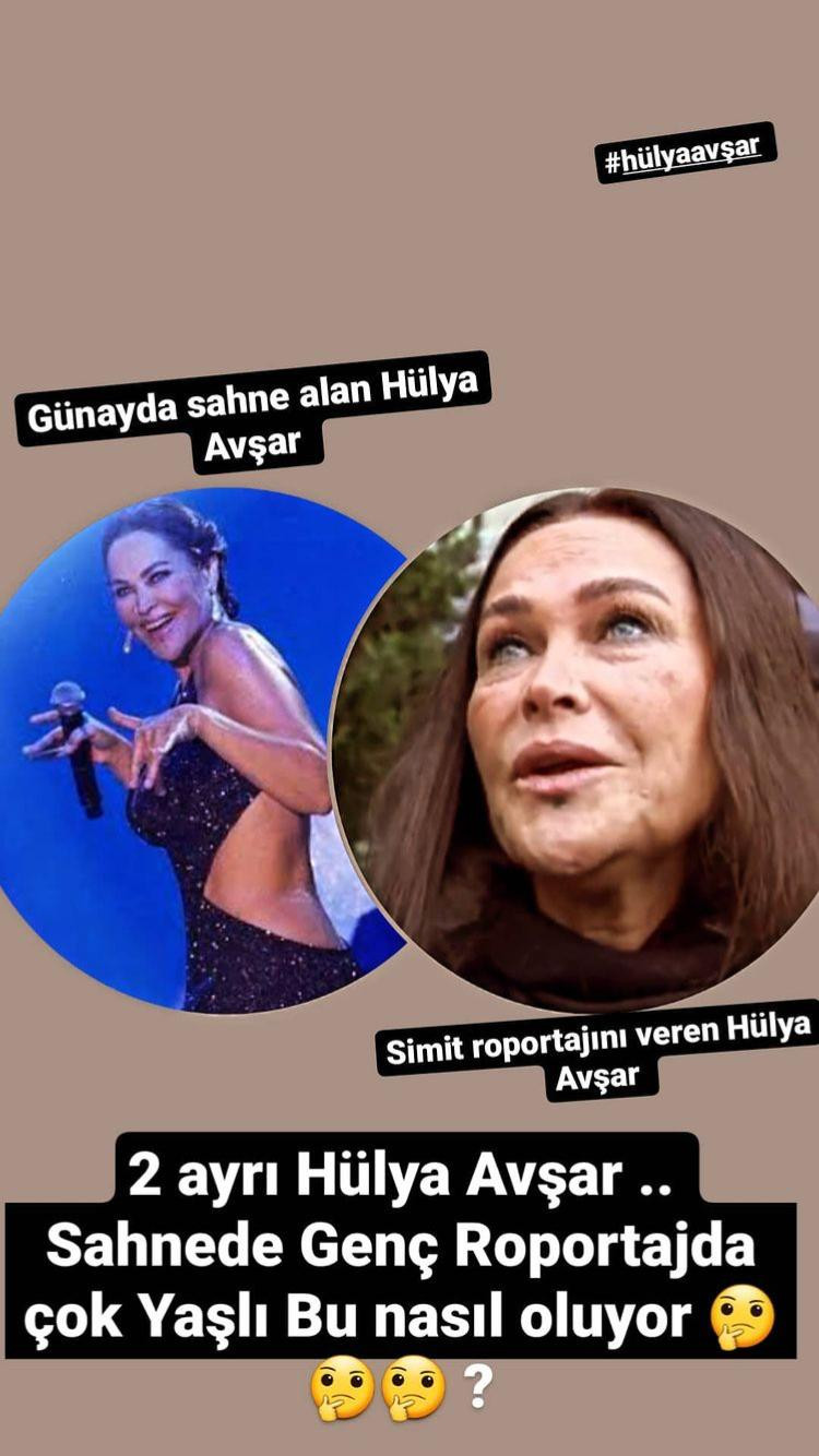 'Simit' açıklamasıyla gündem olan Hülya Avşar'ın yüzündeki büyük değişim dikkat çekti