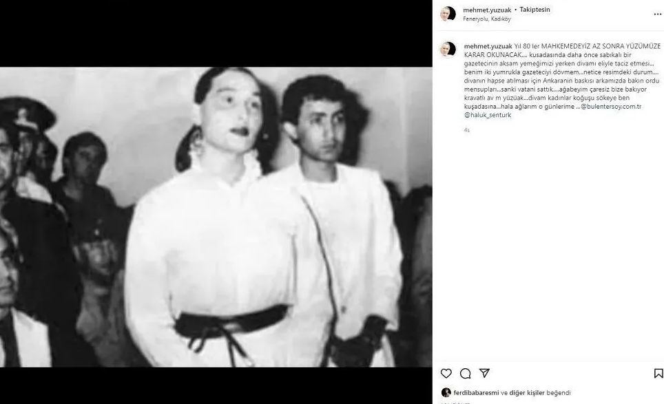 Mehmet Yüzüak, Bülent Ersoy'un yıllar önce yargılandığı mahkemenin fotoğraflarını paylaştı