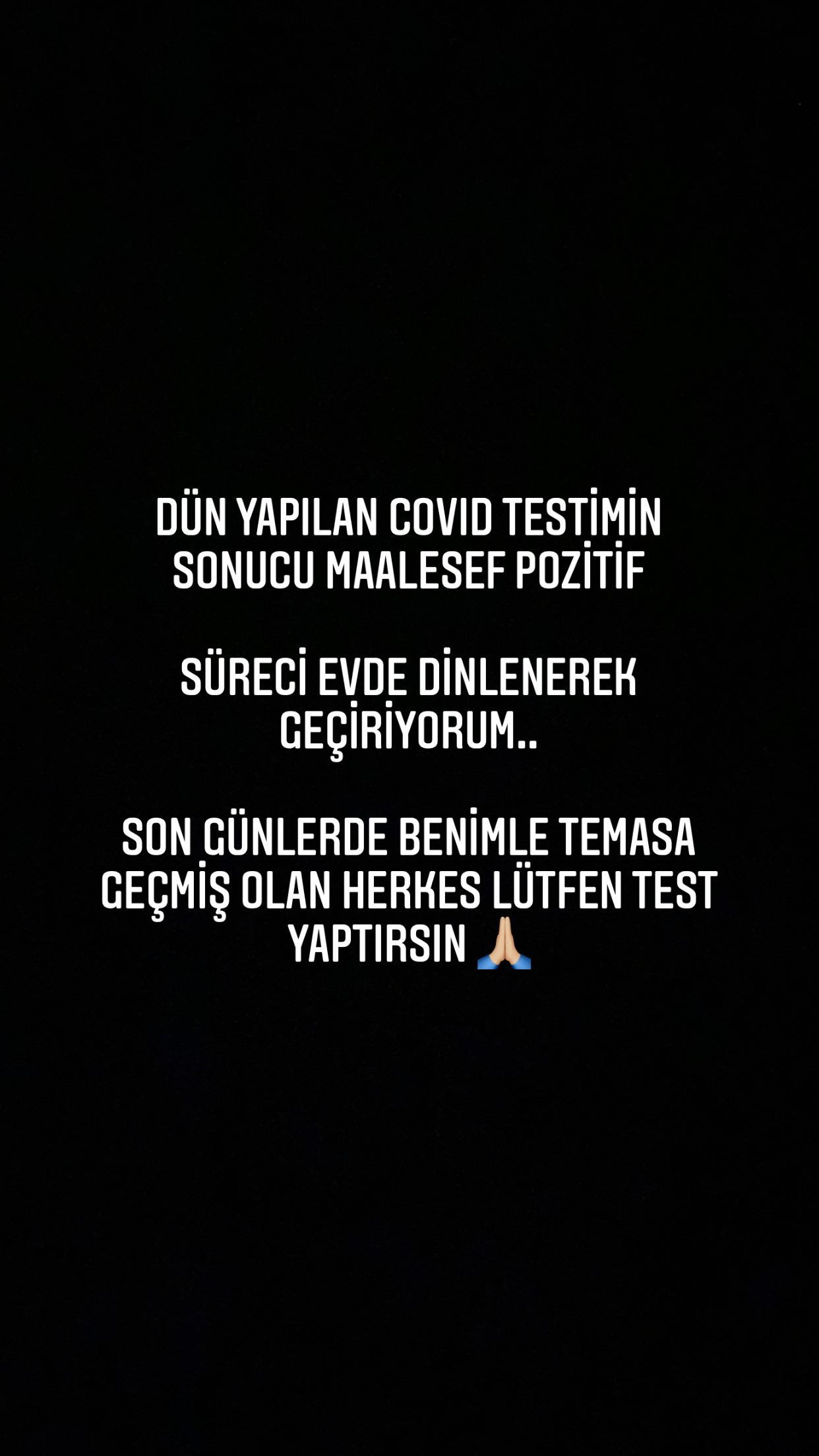 Koronavirüse yakalanan Engin Altan Düzyatan temaslı olduğu kişileri uyardı