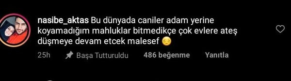Reynmen'in annesi Nasibe Aktaş'ın sosyal medya paylaşımı başını yaktı