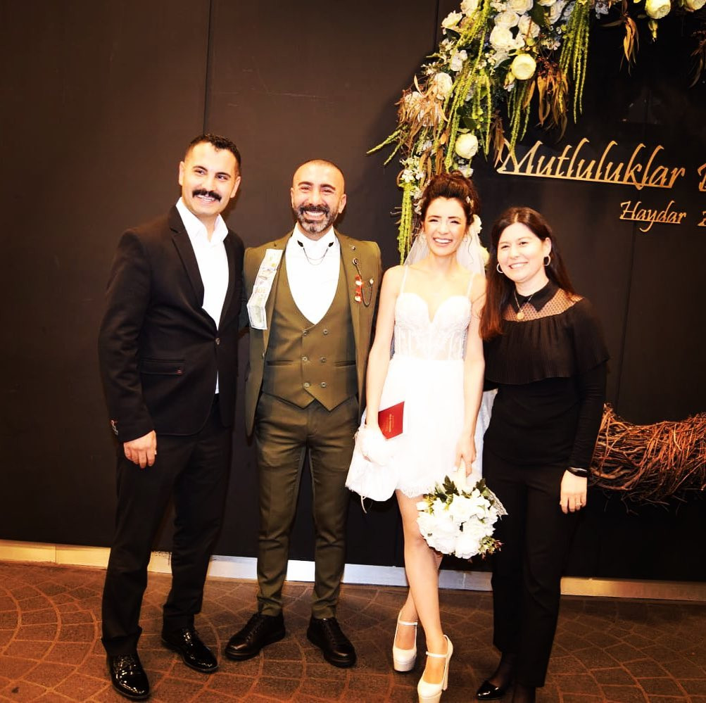 &Ccedil;GHB'nin Metin Yıldız'ı meslektaşı Ceylan Yılmaz ile evlendi