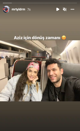 Aziz dizisinin yıldızları Murat Yıldırım ile İmane Elbani Dubai'de aşk tazeledi