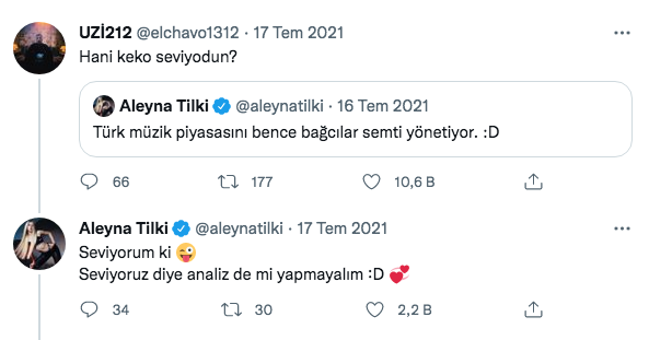 Aleyna Tilki'nin sevgilisinin kim olduğu ortaya &ccedil;ıktı! İşte aşk yaşadığı isim...