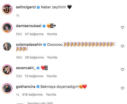 İlişkilerine bir şans daha veren Selin Ciğerci ile G&ouml;khan &Ccedil;ıra'dan aşk pozu