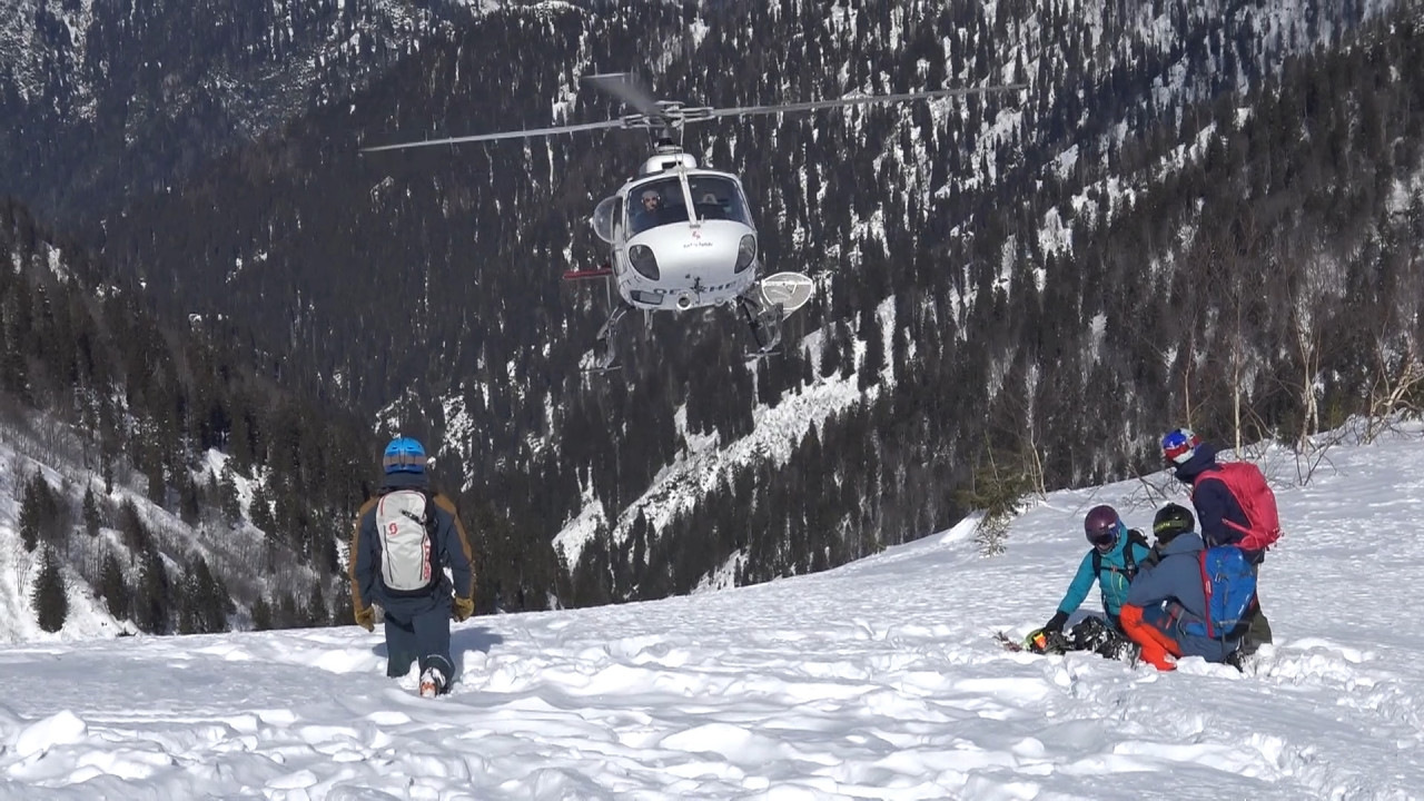 Rize'nin Kaçkar Dağları'nda 'heliski' heyecanı başlıyor