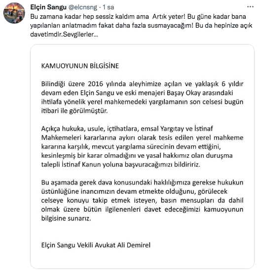 Eski menajerinin a&ccedil;tığı davayı kaybeden El&ccedil;in Sangu fena patladı! 'Artık yeter'