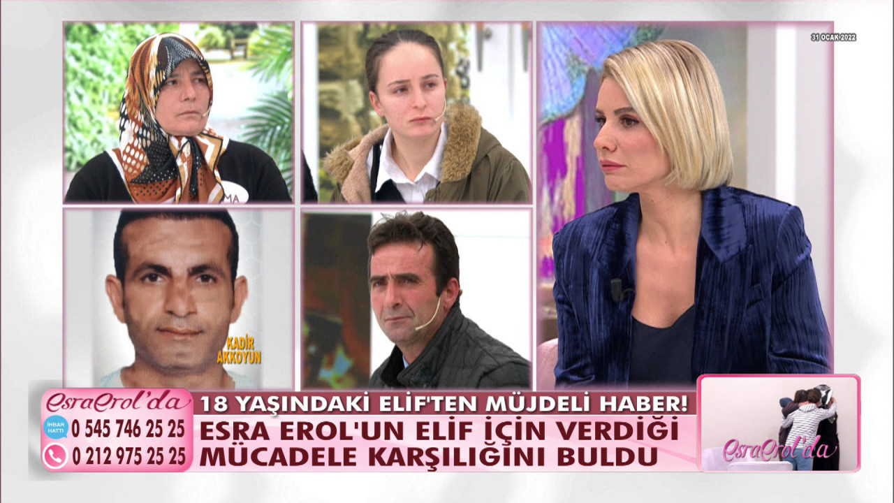 Esra Erol'da programına katılan 18 yaşındaki Elif’ten müjdeli haber! Ailesinin evine geri döndü