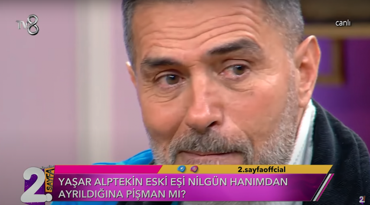 Maneviyata yönelen eski oyuncu ve manken Yaşar Alptekin'in duygusal anları... Vasiyetini açıkladı