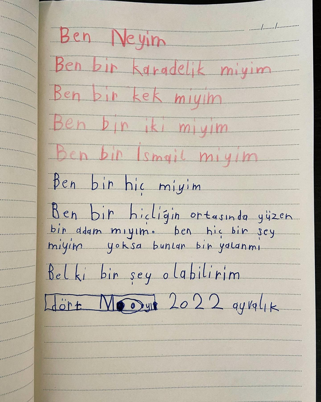 Şarkıcı Ufuk Beydemir, 7 yaşındaki İsmail'in yazdığı şiiri besteledi