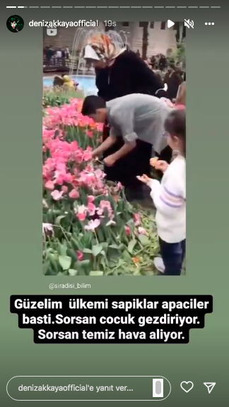 G&uuml;lhane Parkı'ndaki g&ouml;r&uuml;nt&uuml;ler Deniz Akkaya'yı isyan ettirdi
