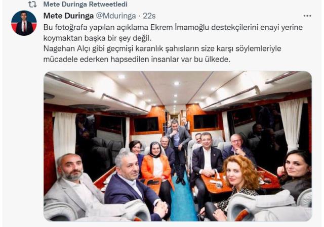 CHP Trabzon Gençlik Kolları yöneticisi 'Nagehan alçı fotoğrafında' İmamoğlu'nu eleştirince, istifası istendi CHP Trabzon Gençlik Kolları yöneticisi 'Nagehan alçı fotoğrafında' İmamoğlu'nu eleştirince, istifası istendi