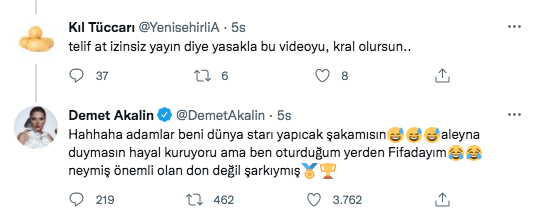 Demet Akalın'dan Aleyna Tilki'ye Trabzonspor üzerinden olay gönderme: 'Önemli olan don değilmiş'