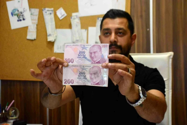 ATM'ye para yatıran bakkal, geri gelen banknotu g&ouml;r&uuml;nce g&ouml;zlerine inanamadı! Şimdi herkes peşinde