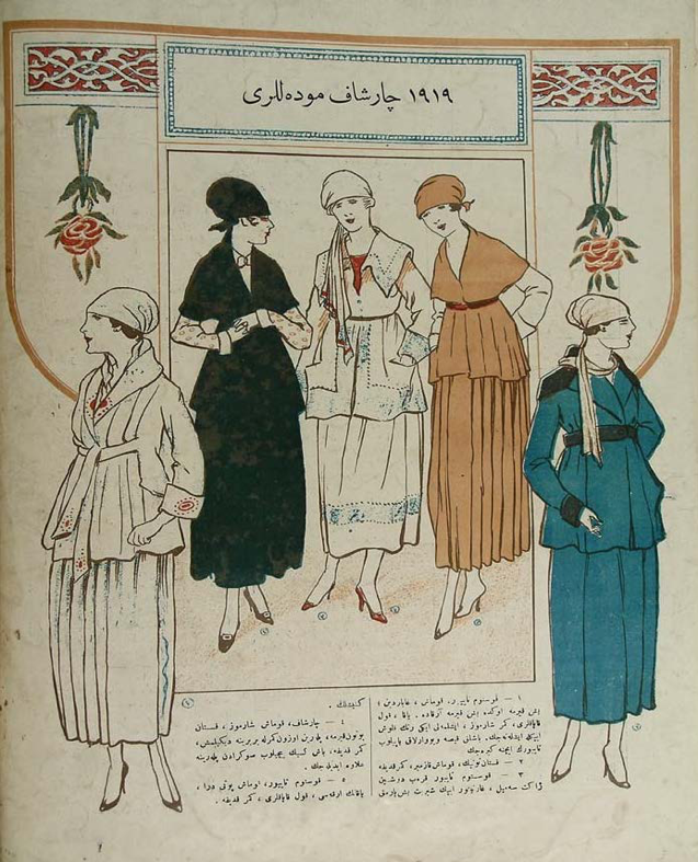 1919 Yılı &Ccedil;arşaf Modelleri