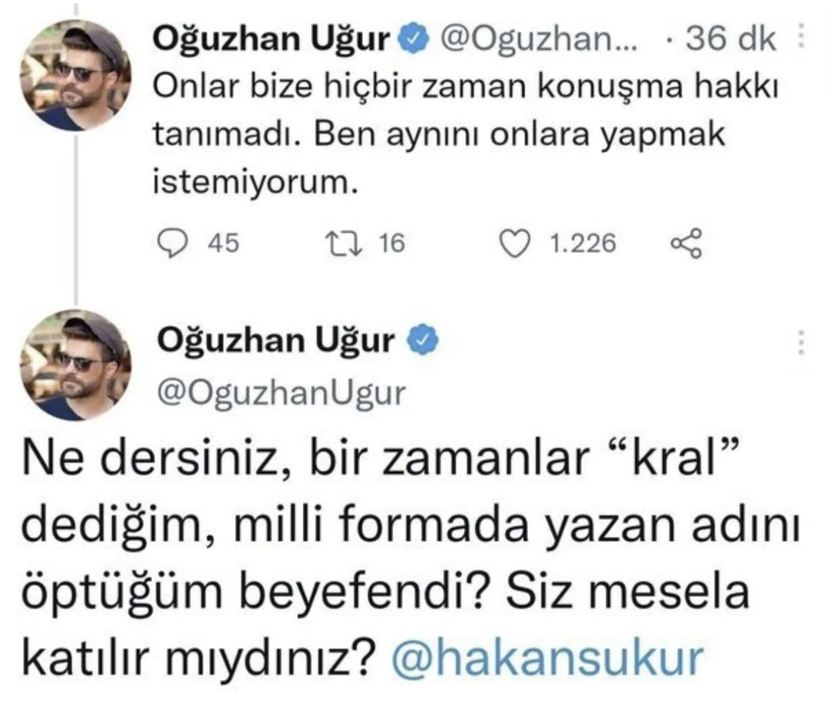 FETÖ'cü Hakan Şükür'ü programına davet eden Oğuzhan Uğur'dan geri adım