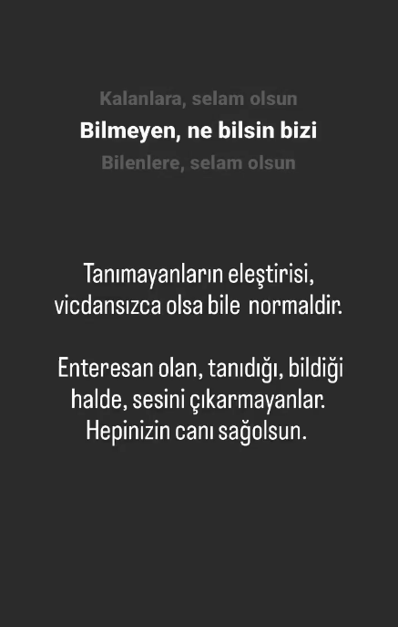 Somer Sivrioğlu'ndan eleştirilere yanıt gecikmedi