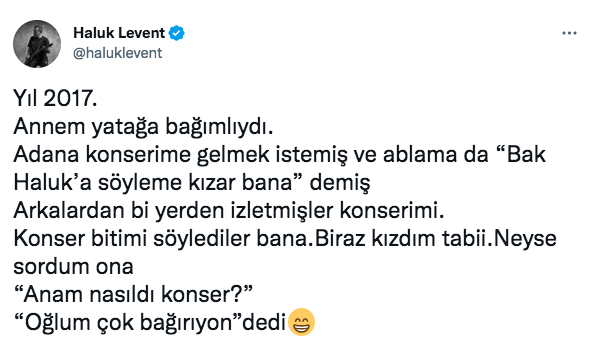 Haluk Levent'in annesiyle gülümseten anısı