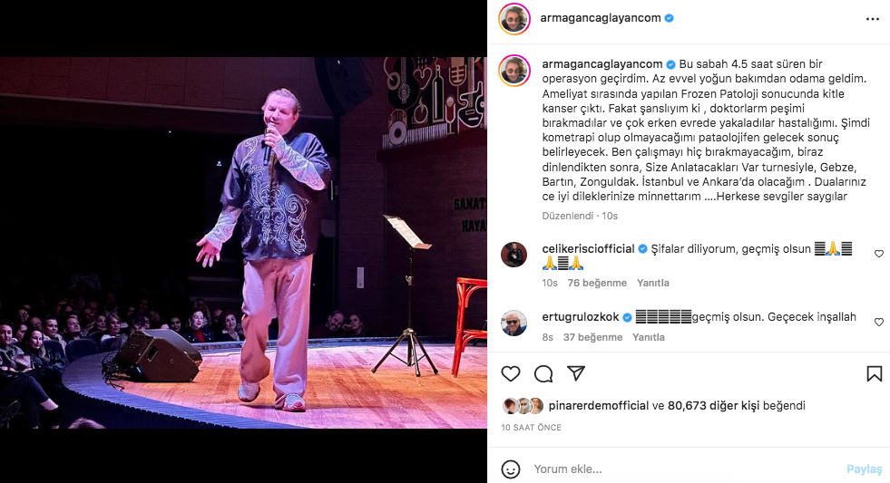 armağan &ccedil;ağlayan
