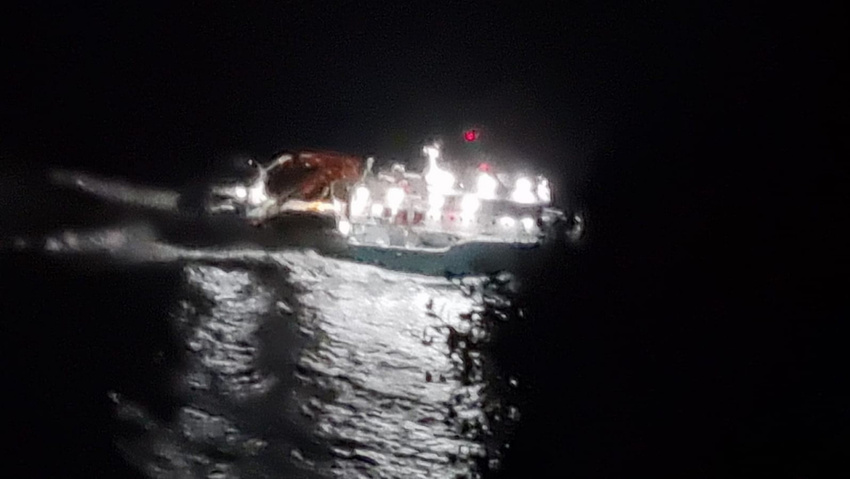 Sinop açıklarında kuru yük gemisinde yangın! Çok sayıda yaralı var - Resim : 1