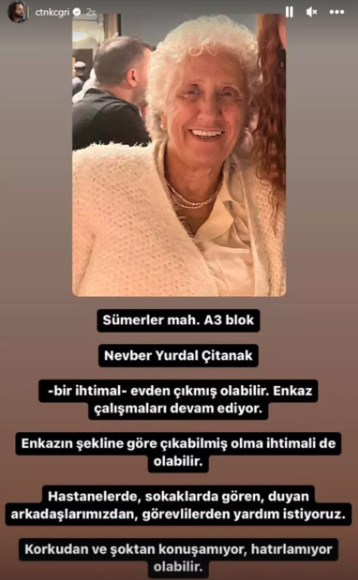 Oyuncu Çağrı Çıtanak'ın enkaz altında kalan annesinden acı haber