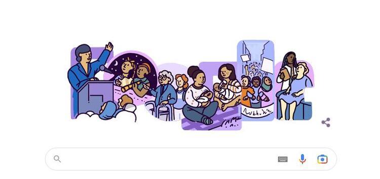 2023 D&Uuml;NYA KADINLAR G&Uuml;N&Uuml; doodle oldu 8 Mart D&uuml;nya Kadınlar G&uuml;n&uuml; tarihi...