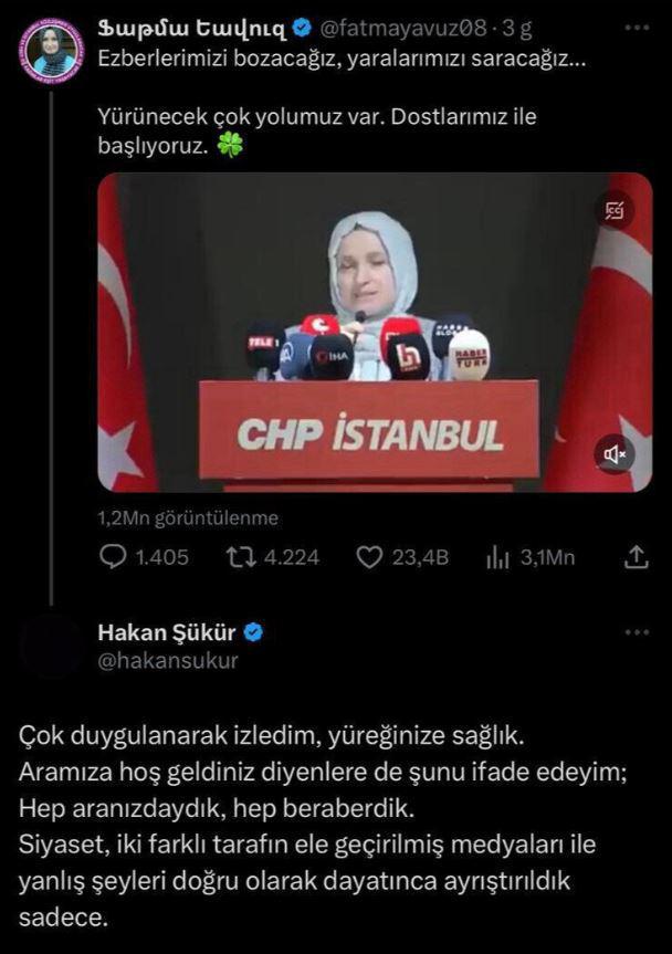 FETÖ'cü Hakan Şükür'ün Fatma Yavuz'a yaptığı yorum.